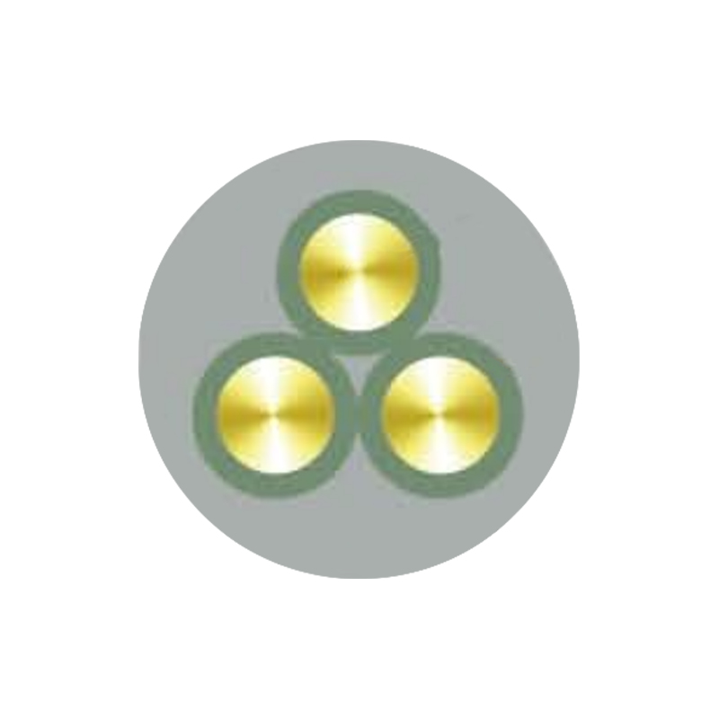 Stevige, met rubber geïsoleerde kabel met nominale spanningen tot en met 450/750V