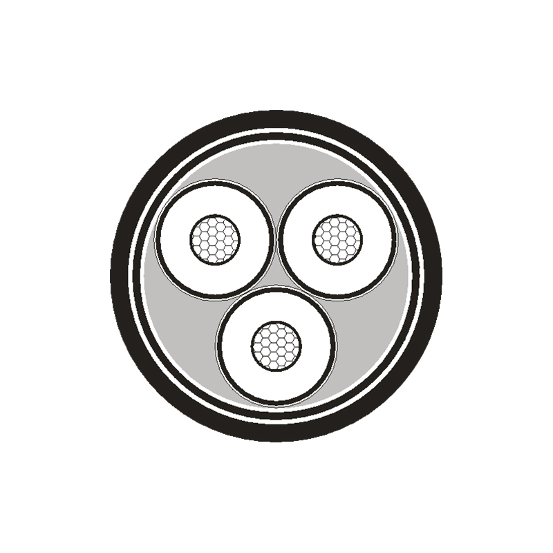 XLPE geïsoleerde voedingskabel voor nominale spanning 3,6/6kV -26/35kV