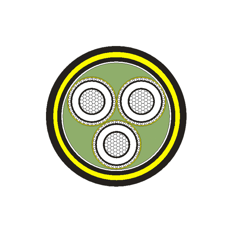 XLPE geïsoleerde voedingskabel voor nominale spanning 3,6/6kV -26/35kV