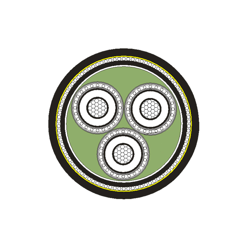 XLPE geïsoleerde voedingskabel voor nominale spanning 3,6/6kV -26/35kV